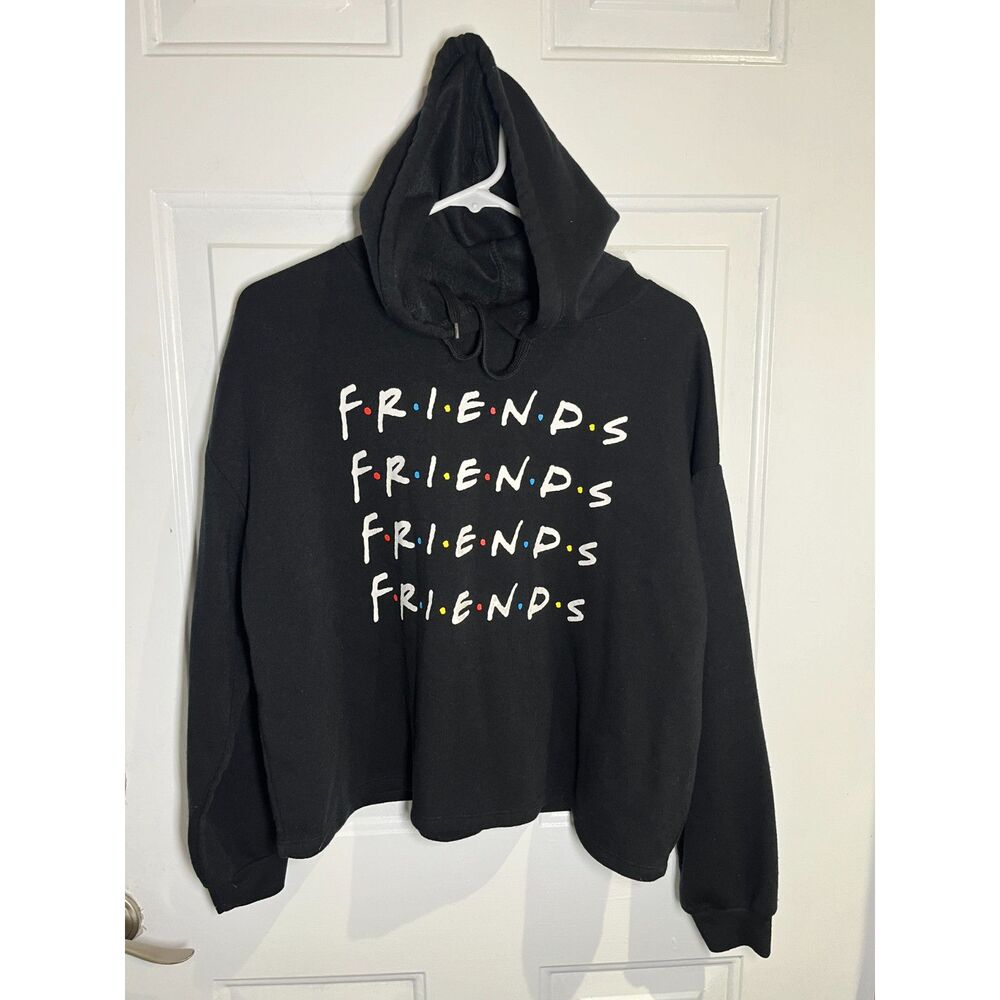 FRIENDS TV Show Crop Hoodie Womens Medium